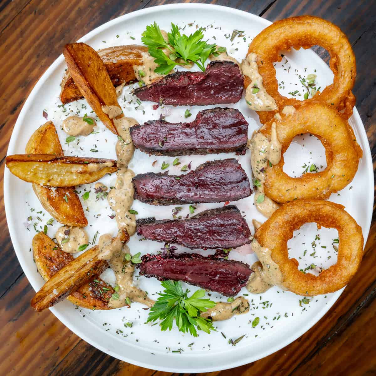 deer liver and onions