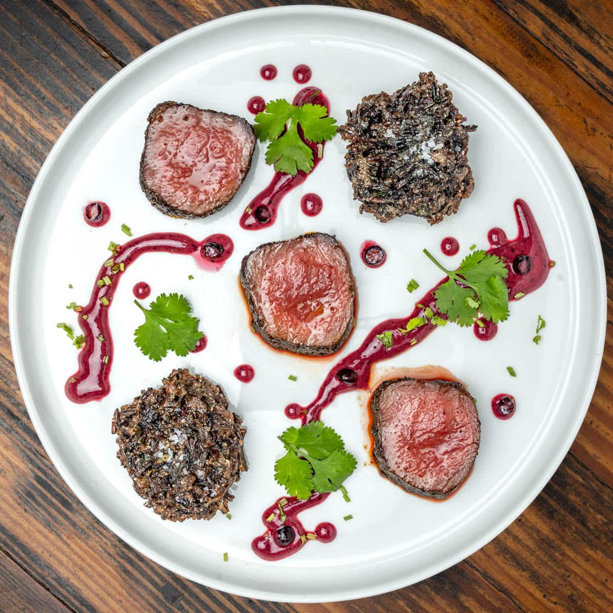 Venison with Blueberry Sauce