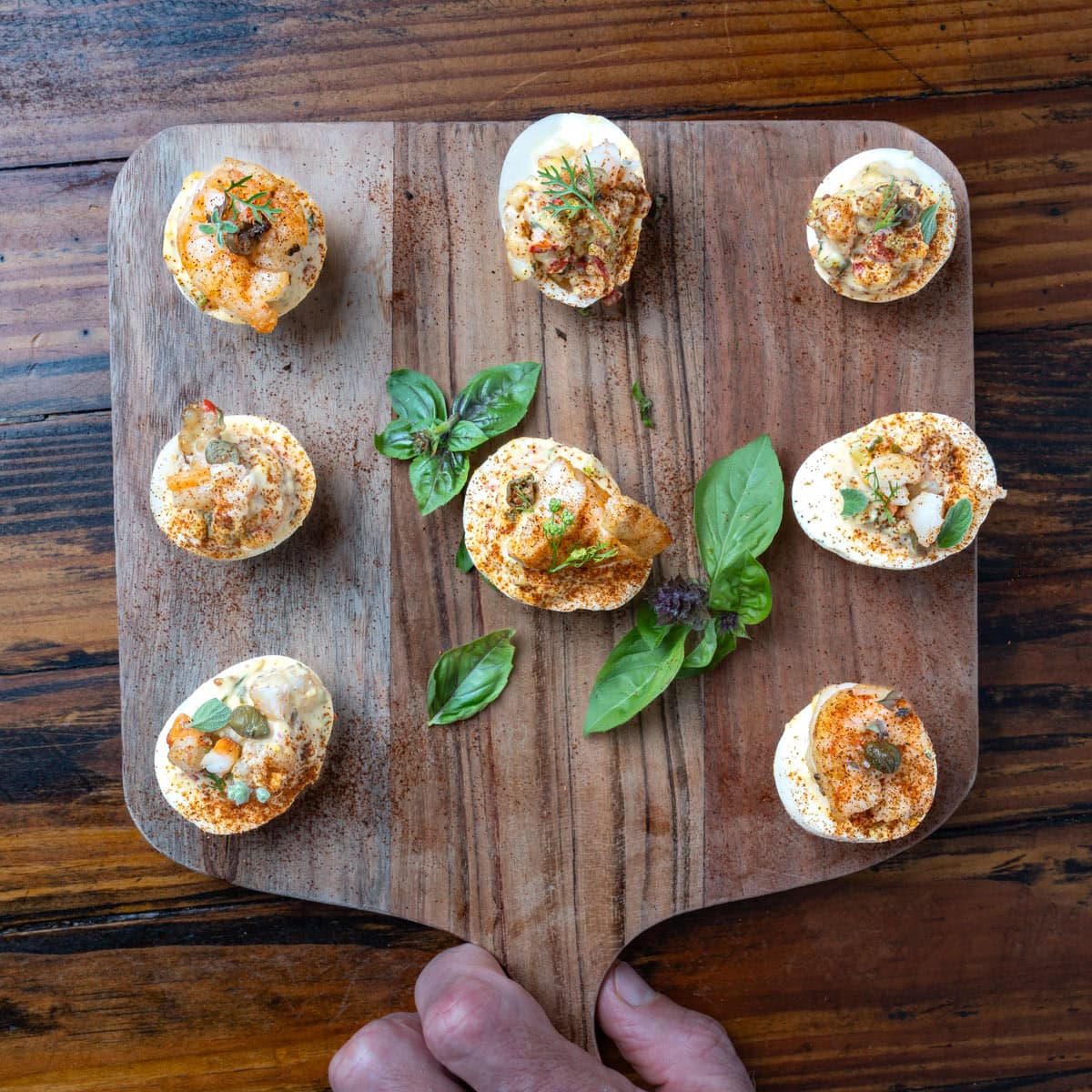 cajun shrimp deviled eggs recipe