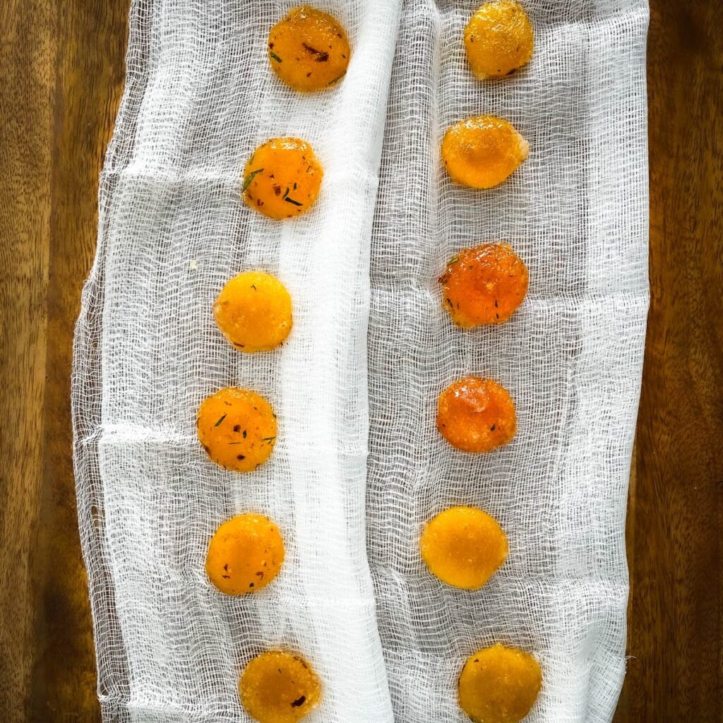 cured egg yolks