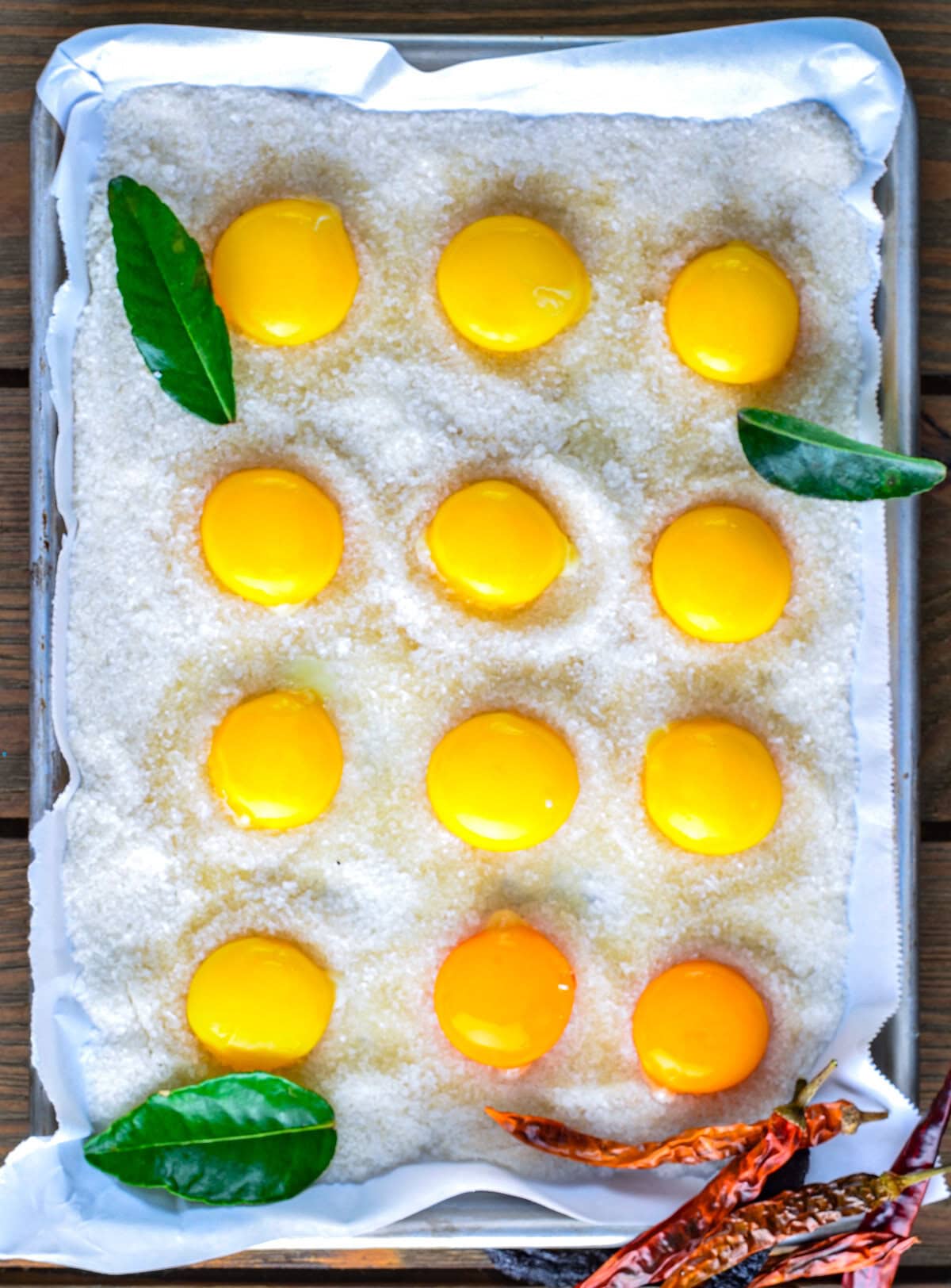 cured egg yolks recipe