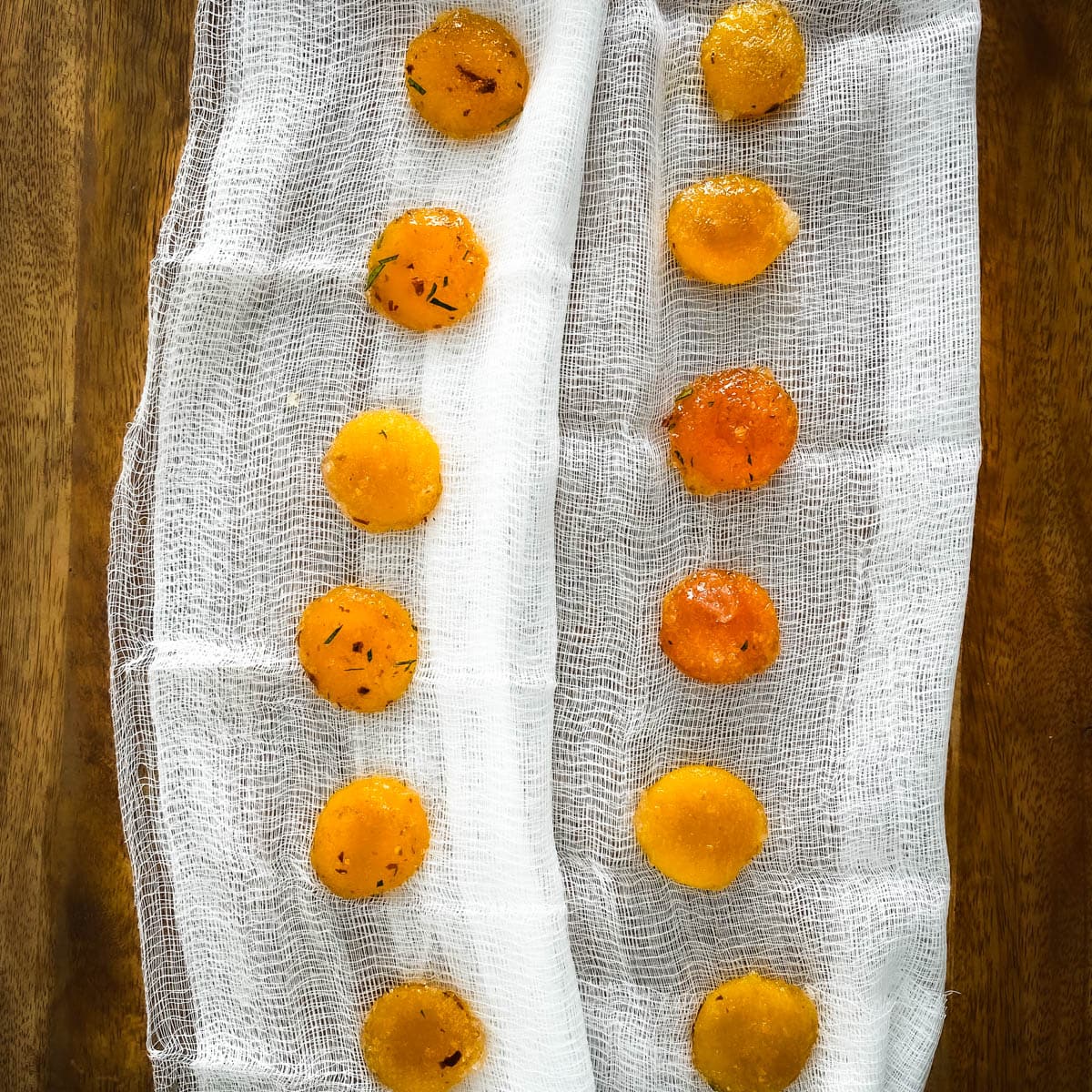 cured egg yolks