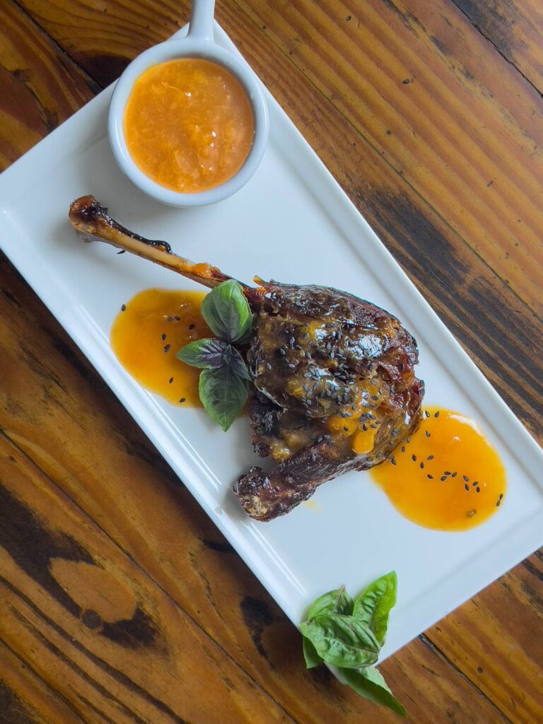 Chinese duck sauce with apple sauce