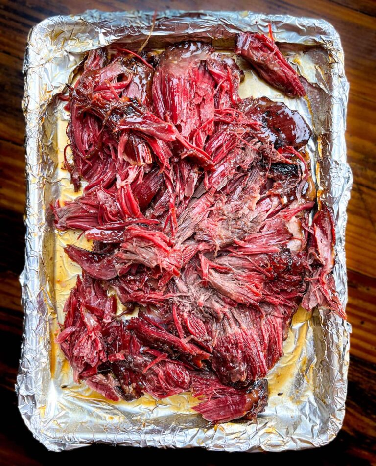 smoked venison roast