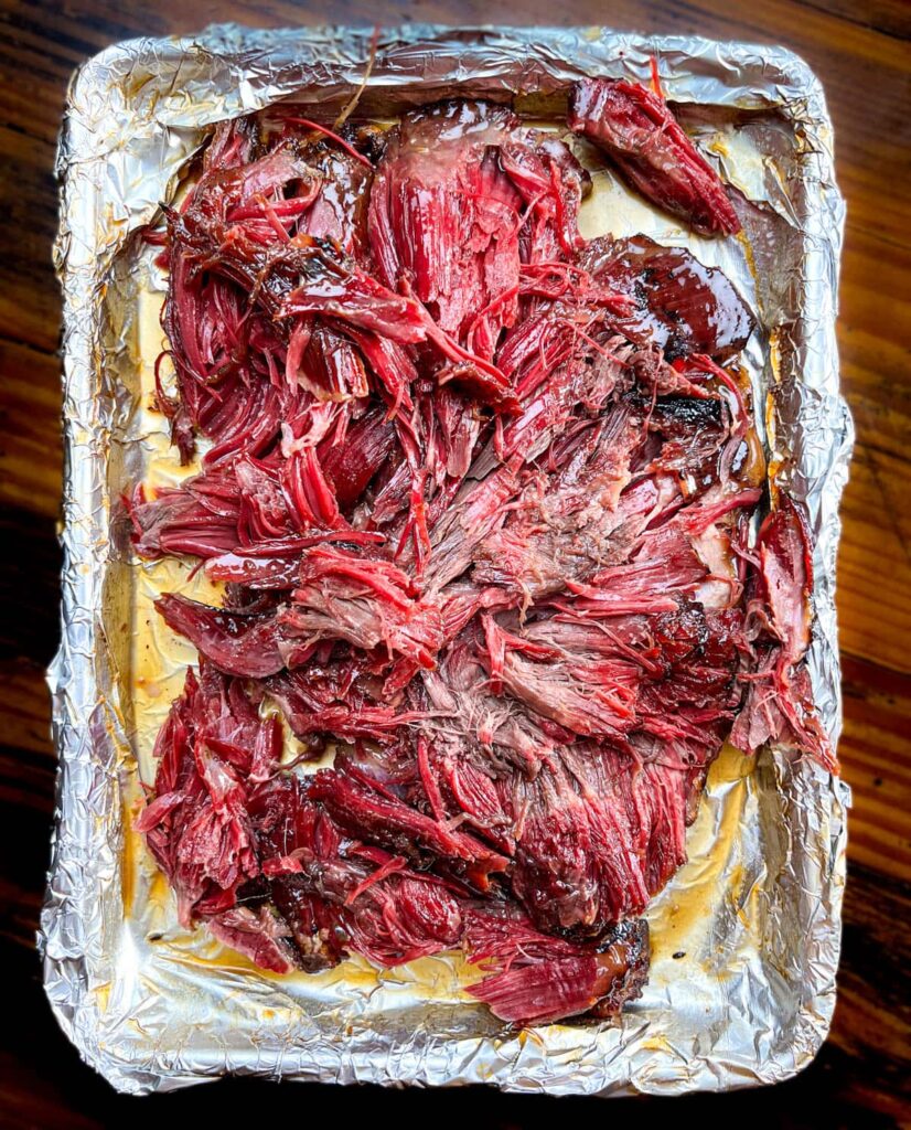 smoked venison roast