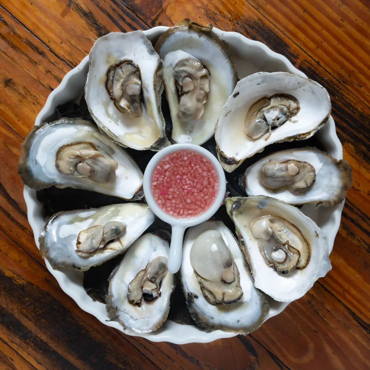 Steamed Oysters