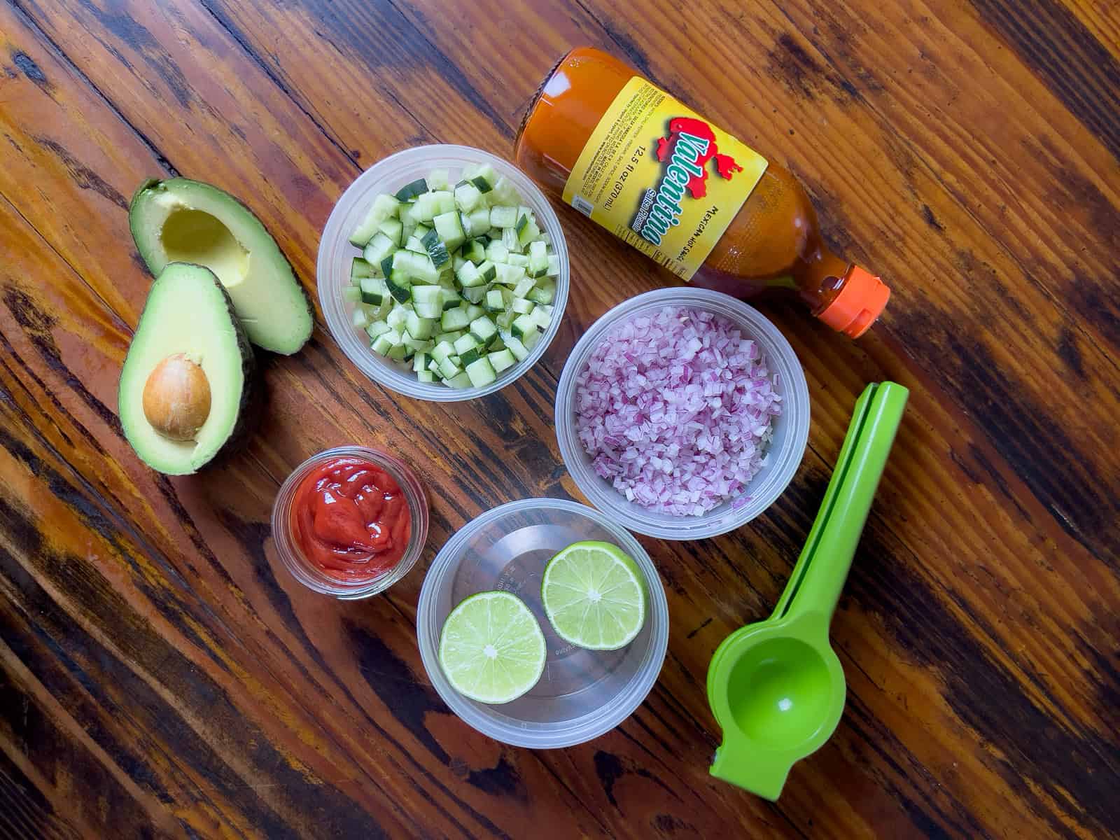 crab and shrimp ceviche ingredients