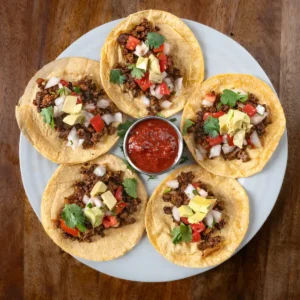 ground venison tacos