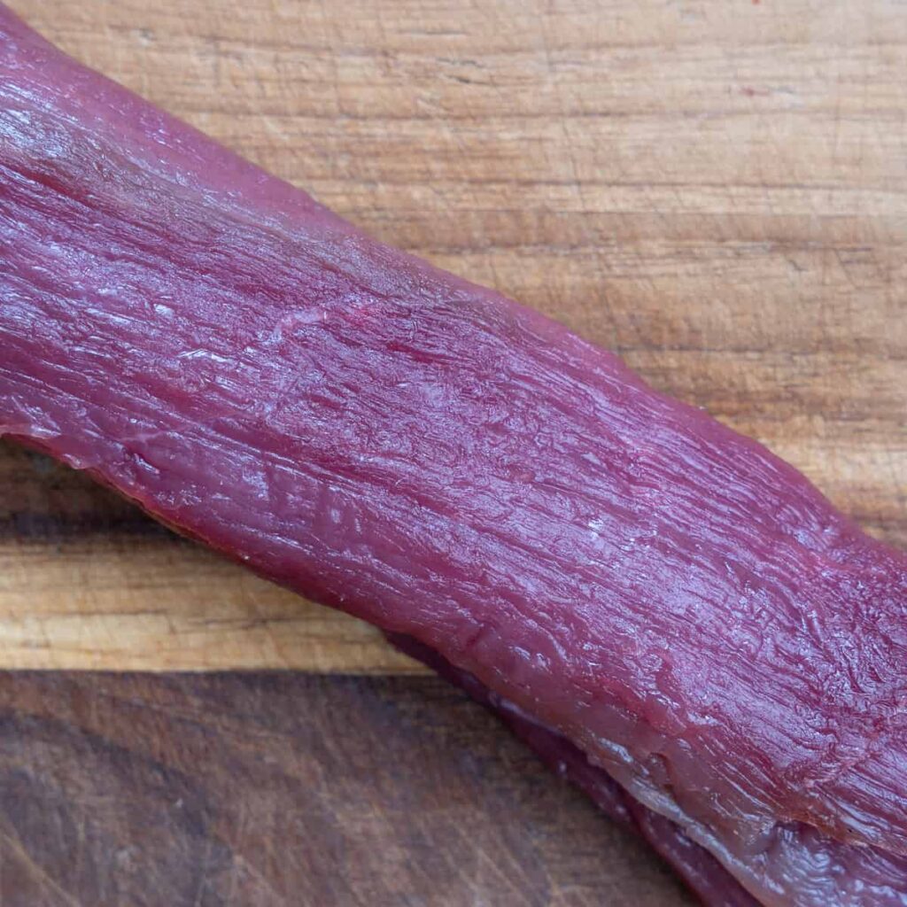 venison eye of round grain