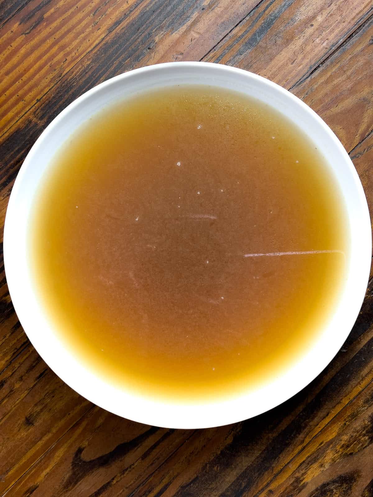 Roasted squirrel broth.