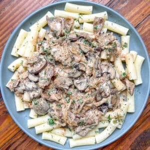 Venison Stroganoff