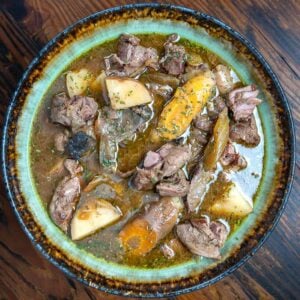Slow cooker venison stew recipe
